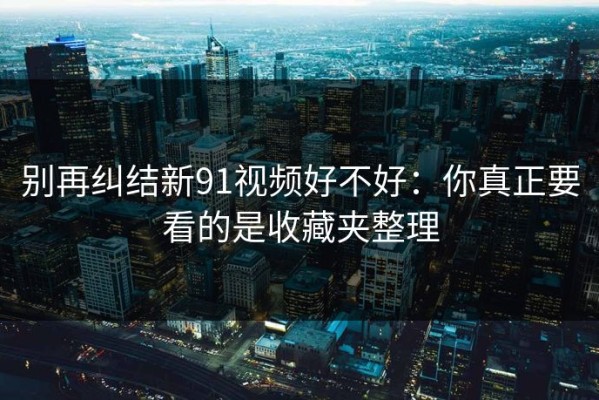 别再纠结新91视频好不好：你真正要看的是收藏夹整理